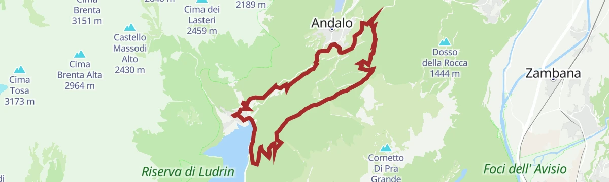 Route map: 788 "Acqua delle Scudelle"